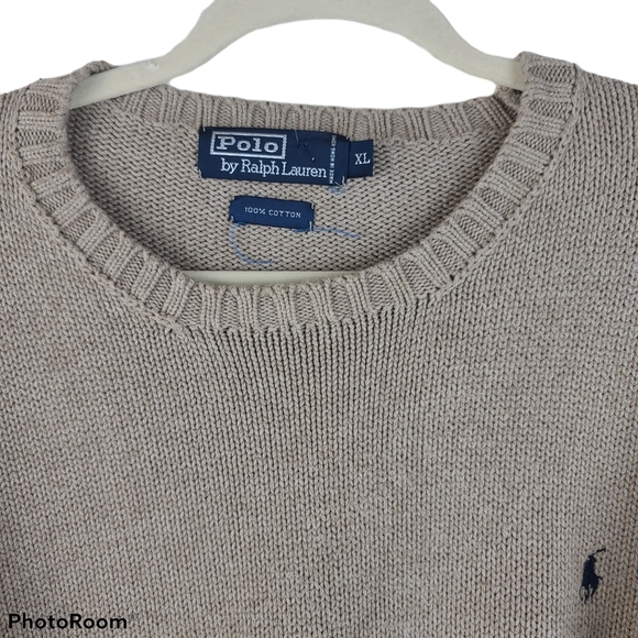 SOLD EBAY Polo by Ralph Lauren Brown Sweater XL - Picture 2 of 5